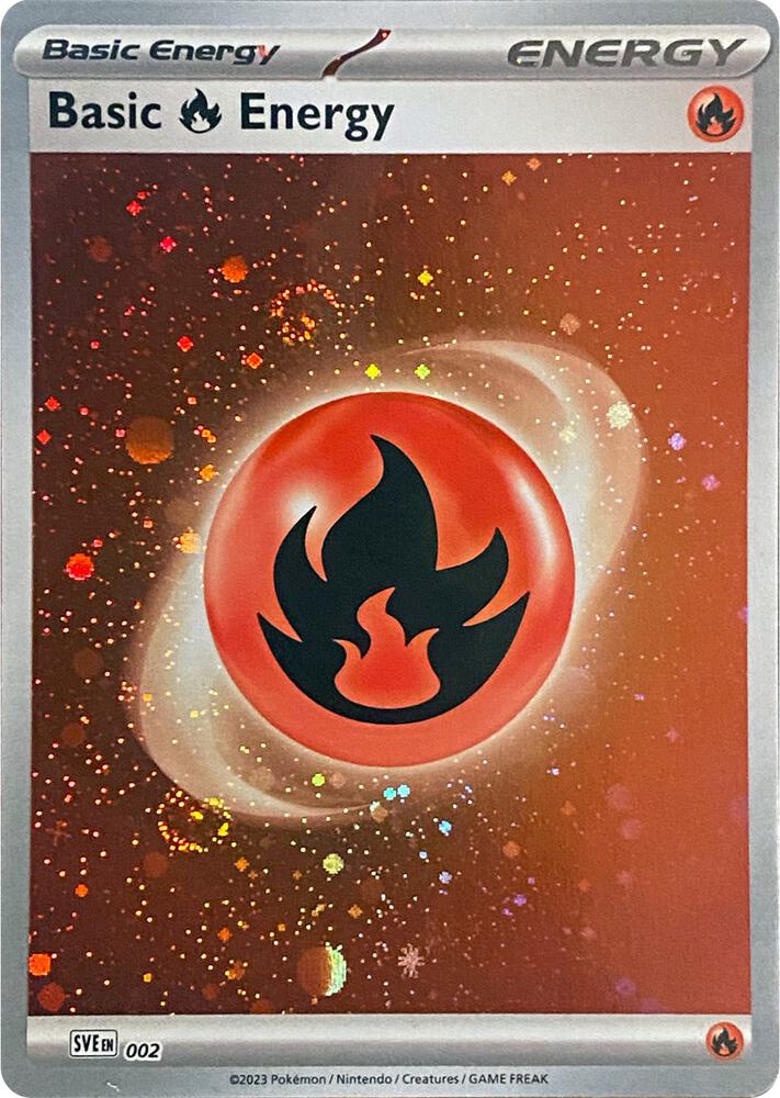 Basic Fire Energy (Cosmos Holo) - SV01: Scarlet & Violet Base Set