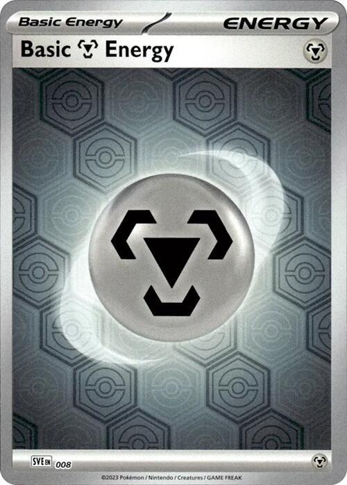 Basic Metal Energy (Reverse Holofil) - SV: Shrouded Fable 008