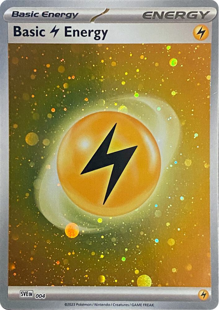 Basic Lightning Energy (Cosmos Holo) - SV01: Scarlet & Violet Base Set 004