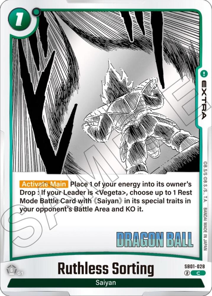 Ruthless Sorting - Manga Booster 01 (SB01) 
