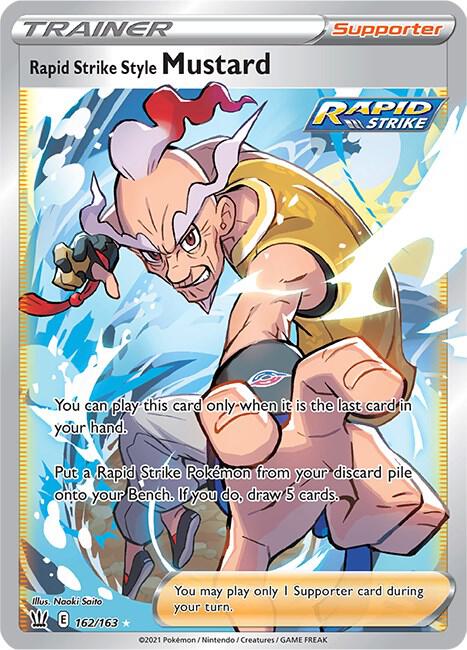 Rapid Strike Style Mustard (Full Art) - SWSH05: Battle Styles (SWSH05)