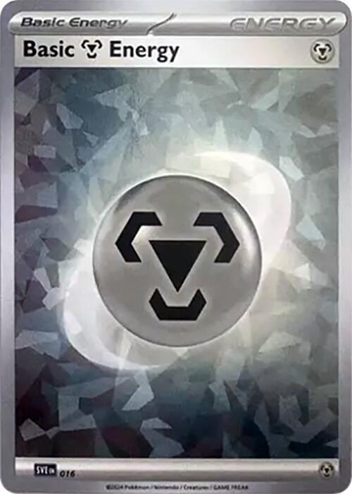 Basic Metal Energy (Cracked Ice Holo) - SV07: Stellar Crown (SCR)