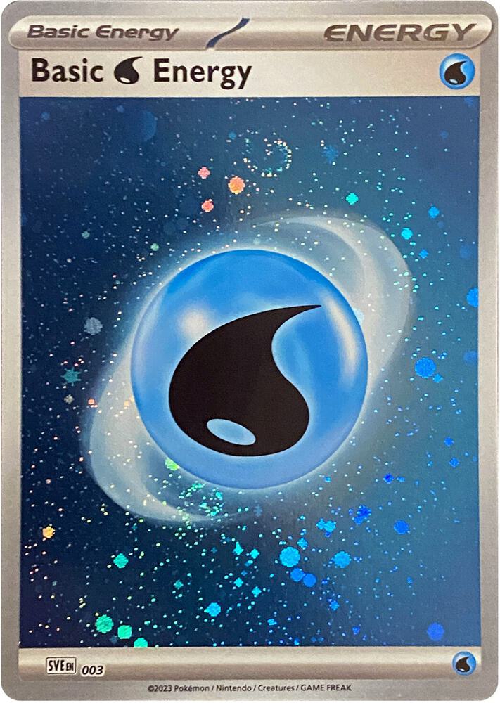 Basic Water Energy (Cosmos Holo) - SV01: Scarlet & Violet Base Set 003
