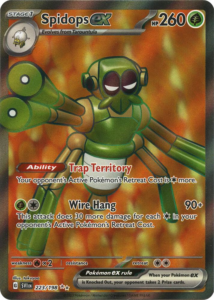 Spidops ex - 223/198 - SV01: Scarlet & Violet Base Set (SVI)