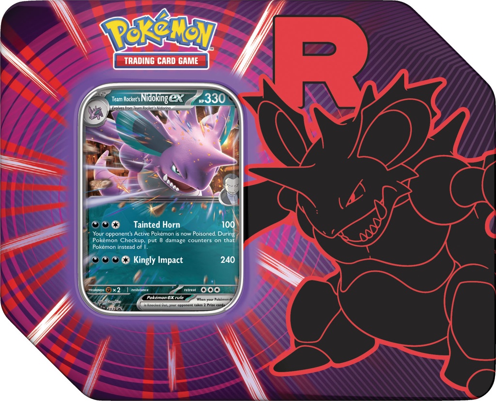 Team Rocket Tin [Team Rocket's Nidoking ex]