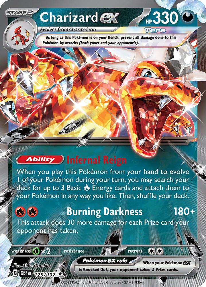 Charizard ex - 125/197 - SV03: Obsidian Flames (OBF)