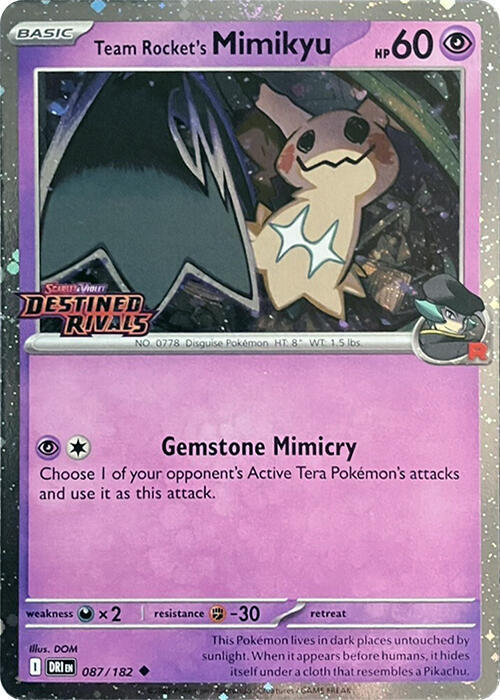 Team Rocket's Mimikyu (Prerelease) - Miscellaneous Cards & Products (MCAP)
