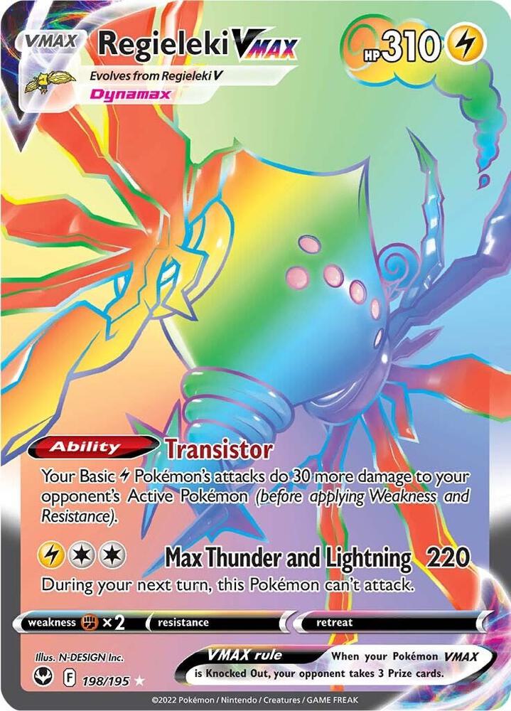 Regieleki VMAX (Secret) - SWSH12: Silver Tempest (SWSH12)