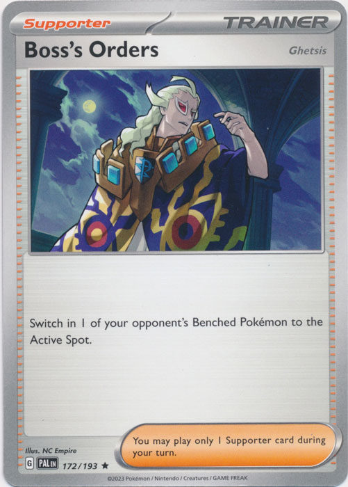 Boss's Orders - 172/193 - SV02: Paldea Evolved (PAL)