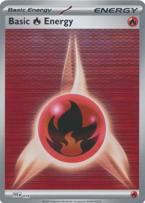 Basic Fire Energy - 018 - SVE: Scarlet & Violet Energies (SVE)