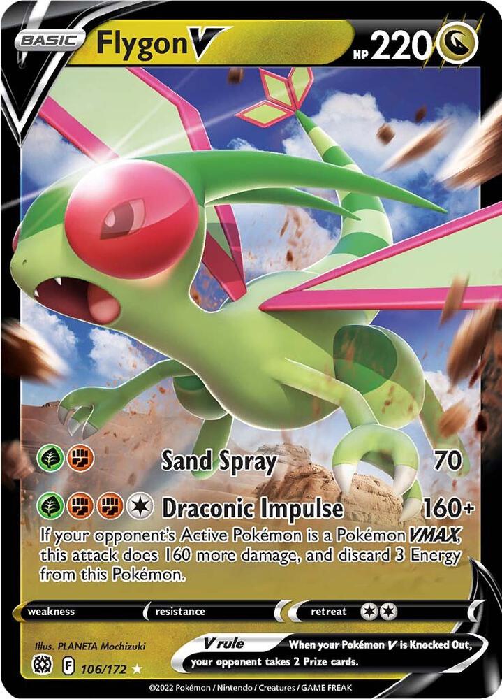 Flygon V - SWSH09: Brilliant Stars 106/172