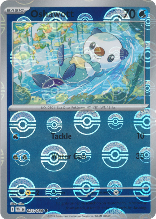 Oshawott (Poke Ball Pattern) - SV: White Flare (WHT)