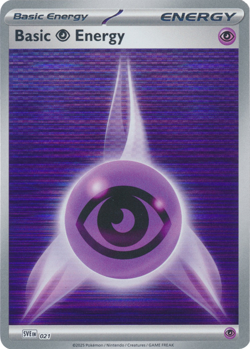 Basic Psychic Energy - 021 - SVE: Scarlet & Violet Energies (SVE)