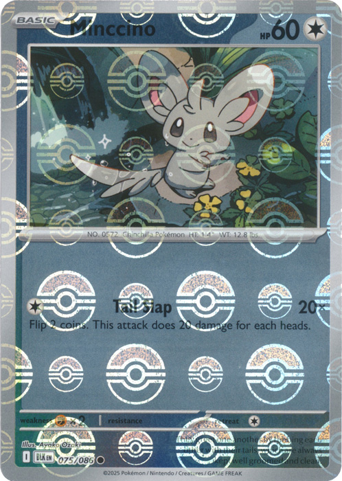 Minccino (Poke Ball Pattern) - SV: Black Bolt (BLK)