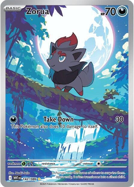 Zorua - 142/086 - SV: White Flare (WHT)