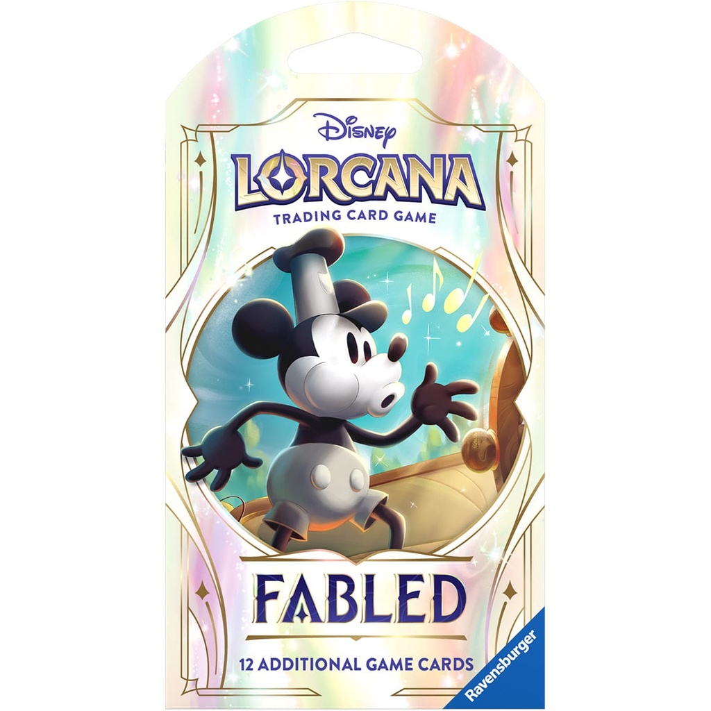 Disney Lorcana: Fabled Sleeved Booster Pack - Fabled (9)