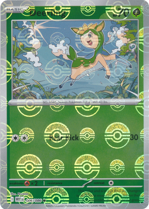 Deerling (Poke Ball Pattern) - SV: White Flare (WHT)