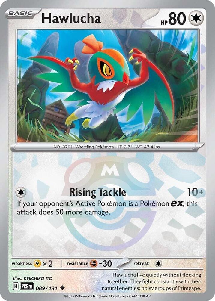 Hawlucha (Master Ball Pattern) - SV: Prismatic Evolutions (PRE)
