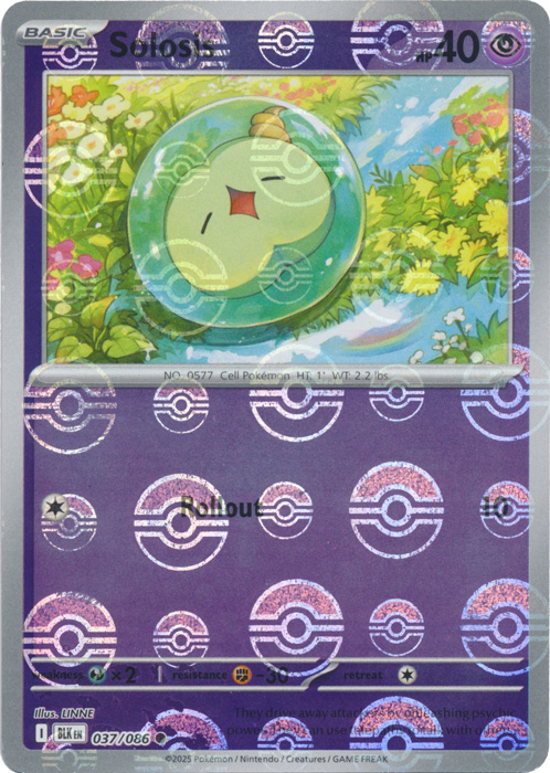 Solosis (Poke Ball Pattern) - SV: Black Bolt (BLK)