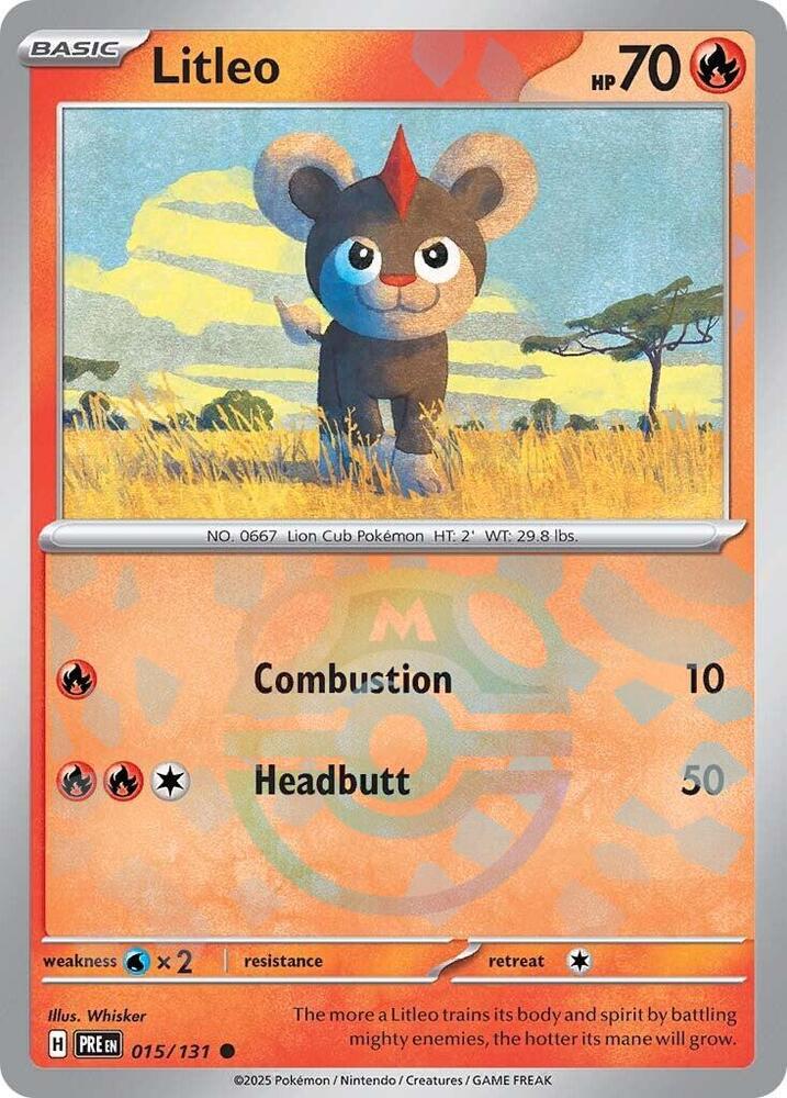 Litleo (Master Ball Pattern) - SV: Prismatic Evolutions (PRE)