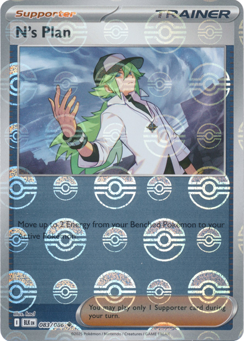 N's Plan (Poke Ball Pattern) - SV: Black Bolt (BLK)