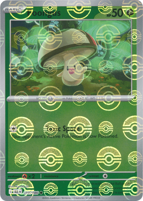 Foongus (Poke Ball Pattern) - SV: Black Bolt (BLK)