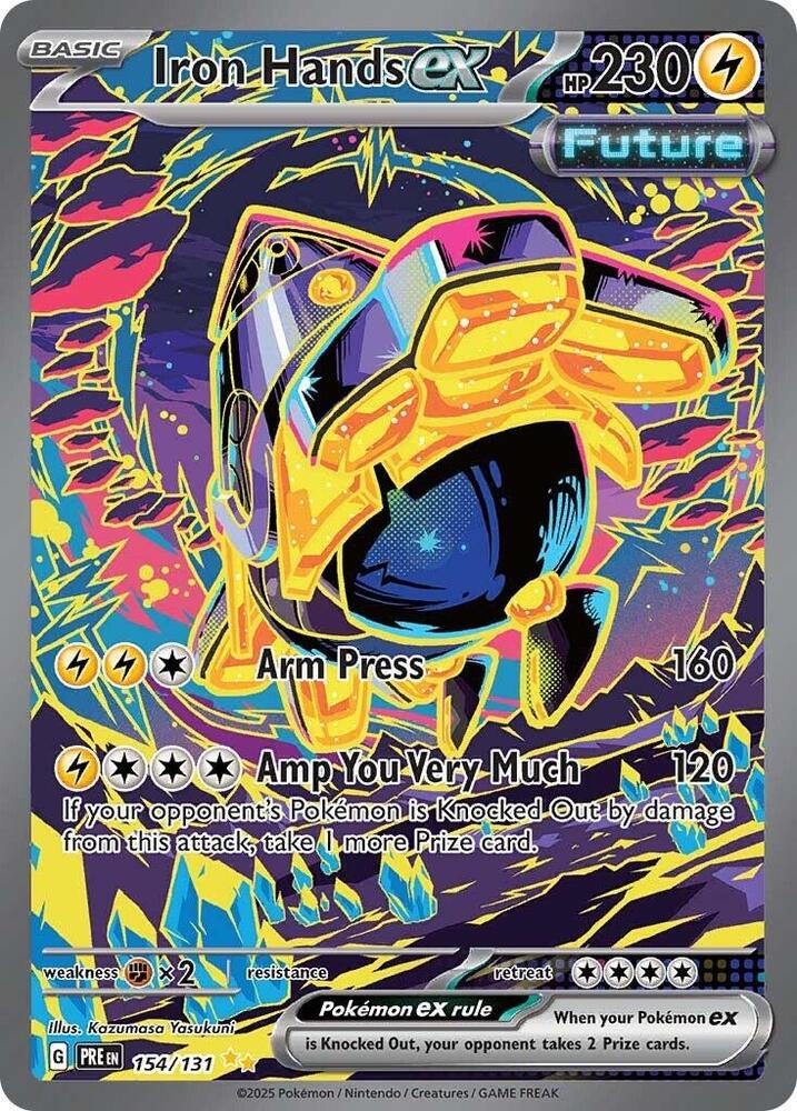 Iron Hands ex - 154/131 - SV: Prismatic Evolutions (PRE)