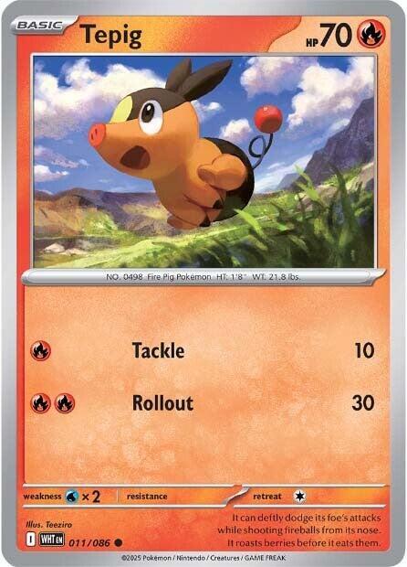 Tepig - SV: White Flare (WHT)