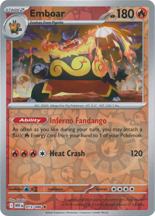 Emboar - SV: White Flare (WHT)