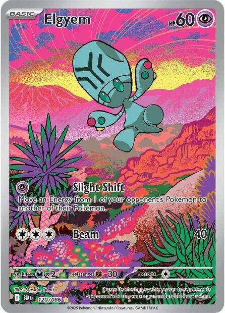 Elgyem - 120/086 - SV: Black Bolt (BLK)