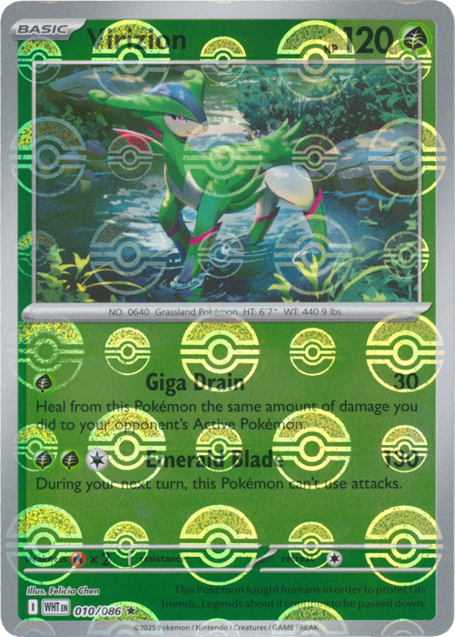 Virizion (Poke Ball Pattern) - SV: White Flare (WHT)