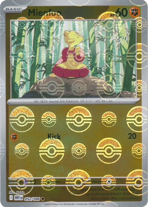 Mienfoo (Poke Ball Pattern) - SV: White Flare (WHT)