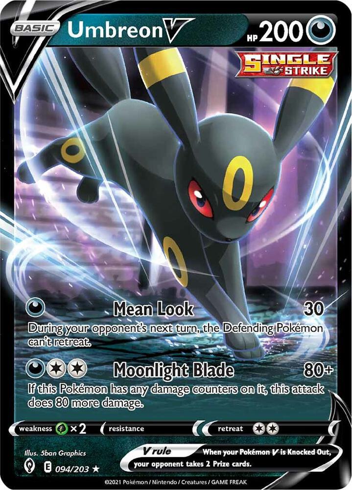 Umbreon V - SWSH07: Evolving Skies 094/203