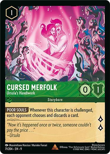 Cursed Merfolk - Ursula's Handiwork - Fabled (9) 