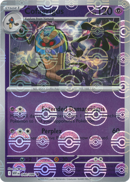Cofagrigus (Poke Ball Pattern) - SV: White Flare (WHT)