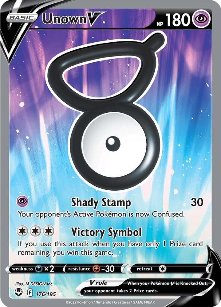 Unown V (Full Art) - SWSH12: Silver Tempest (SWSH12)