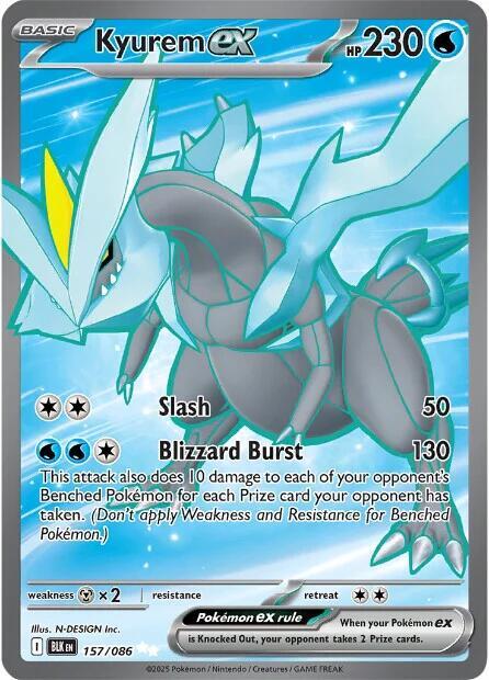 Kyurem ex - 157/086 - SV: Black Bolt (BLK)