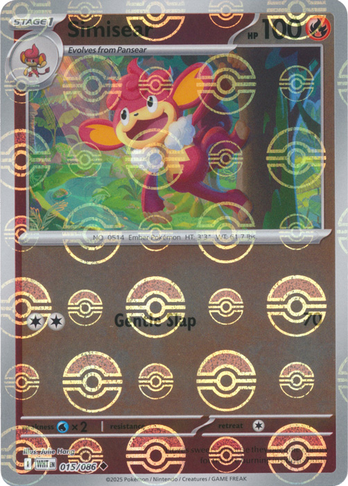 Simisear (Poke Ball Pattern) - SV: White Flare (WHT)