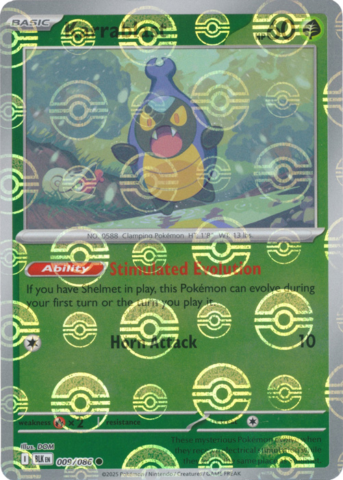 Karrablast (Poke Ball Pattern) - SV: Black Bolt (BLK)