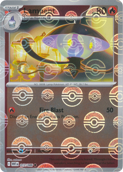 Lampent (Poke Ball Pattern) - SV: White Flare (WHT)