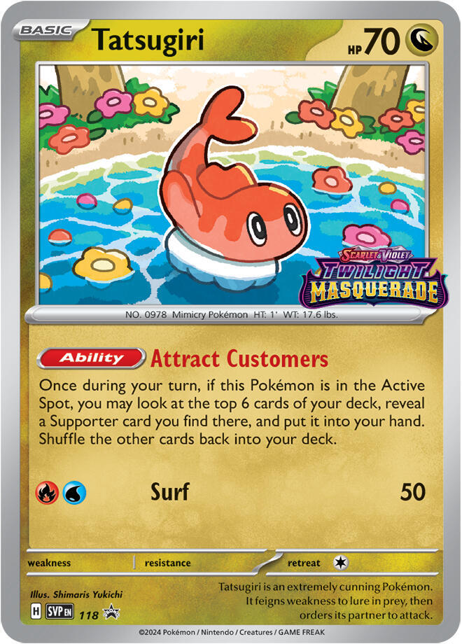 Tatsugiri - 118 - SV: Scarlet & Violet Promo Cards