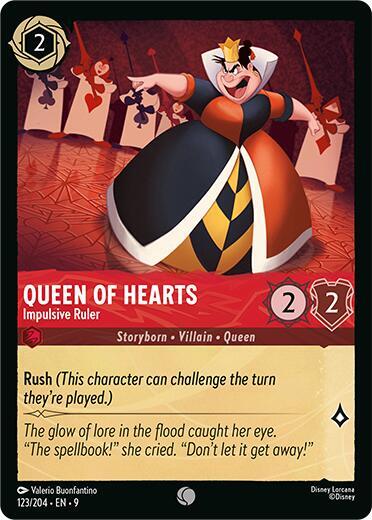 Queen of Hearts - Impulsive Ruler - Fabled (9) 