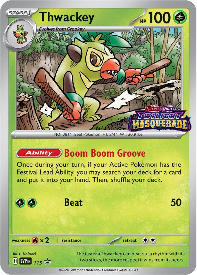 Thwackey - 115 - SV: Scarlet & Violet Promo Cards