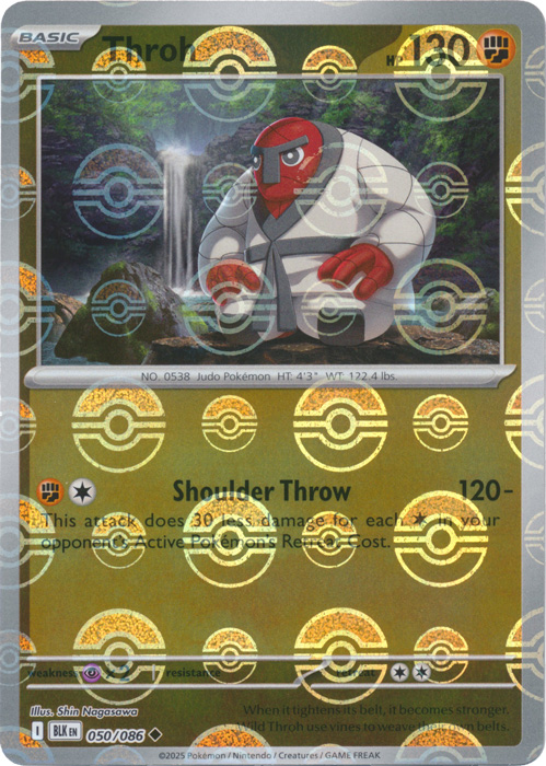 Throh (Poke Ball Pattern) - SV: Black Bolt (BLK)