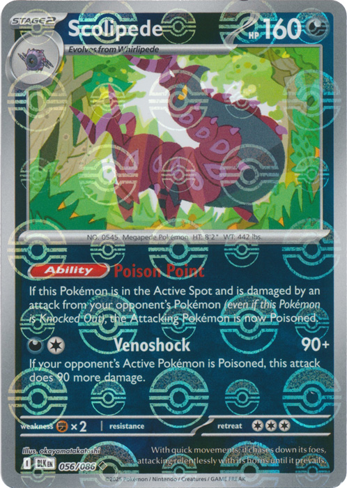 Scolipede (Poke Ball Pattern) - SV: Black Bolt (BLK)