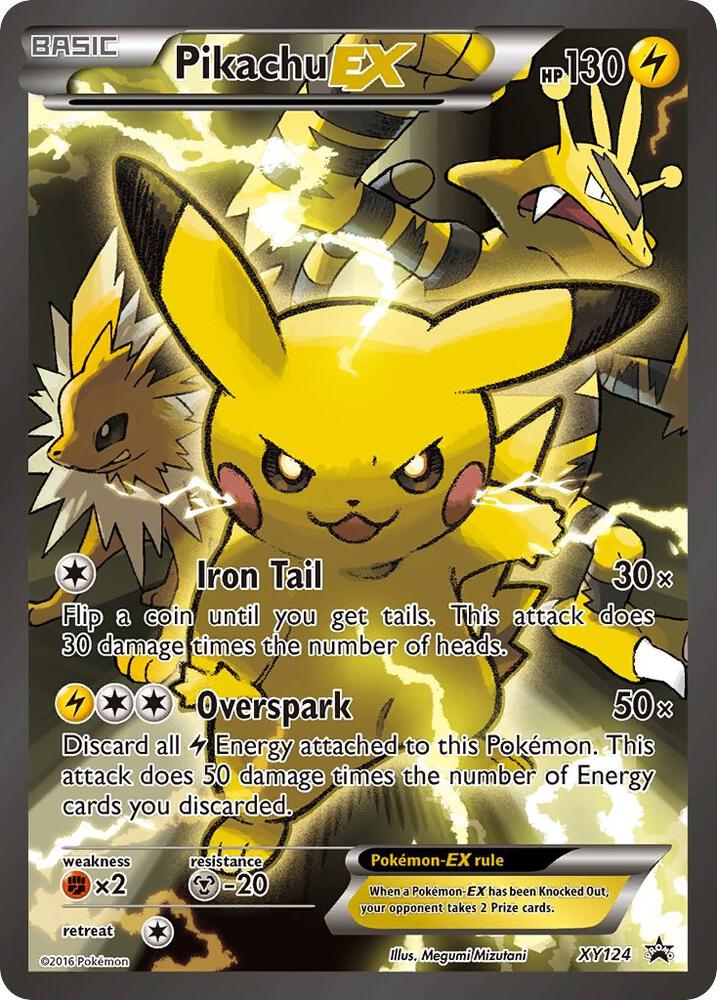 Pikachu EX - XY124 - XY Promos (PR)