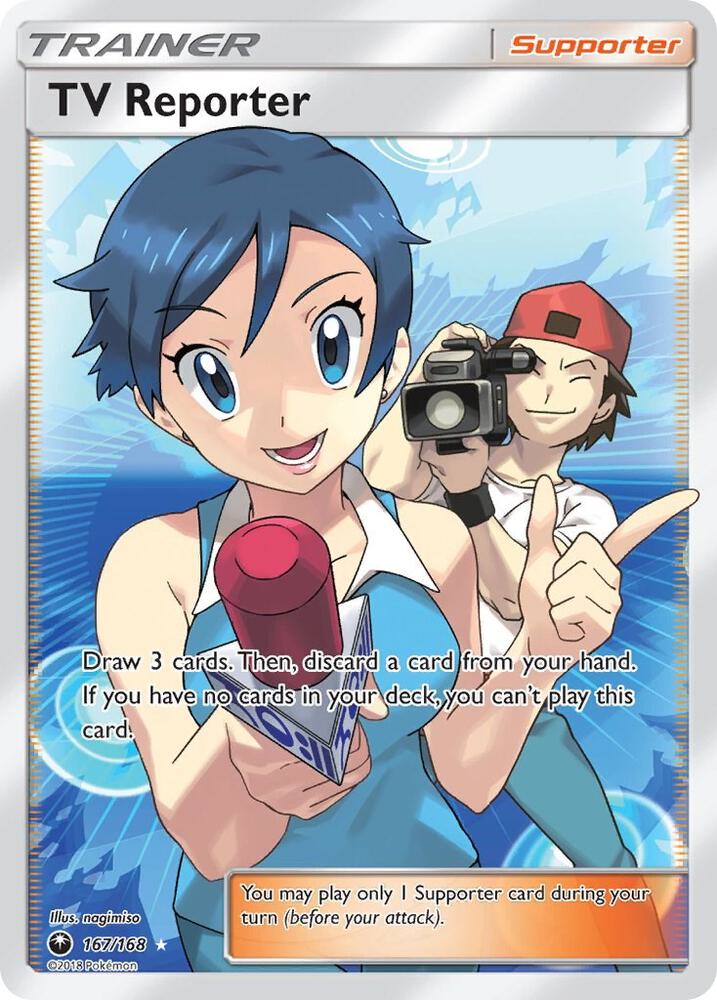 TV Reporter (Full Art) - SM - Celestial Storm (CES)