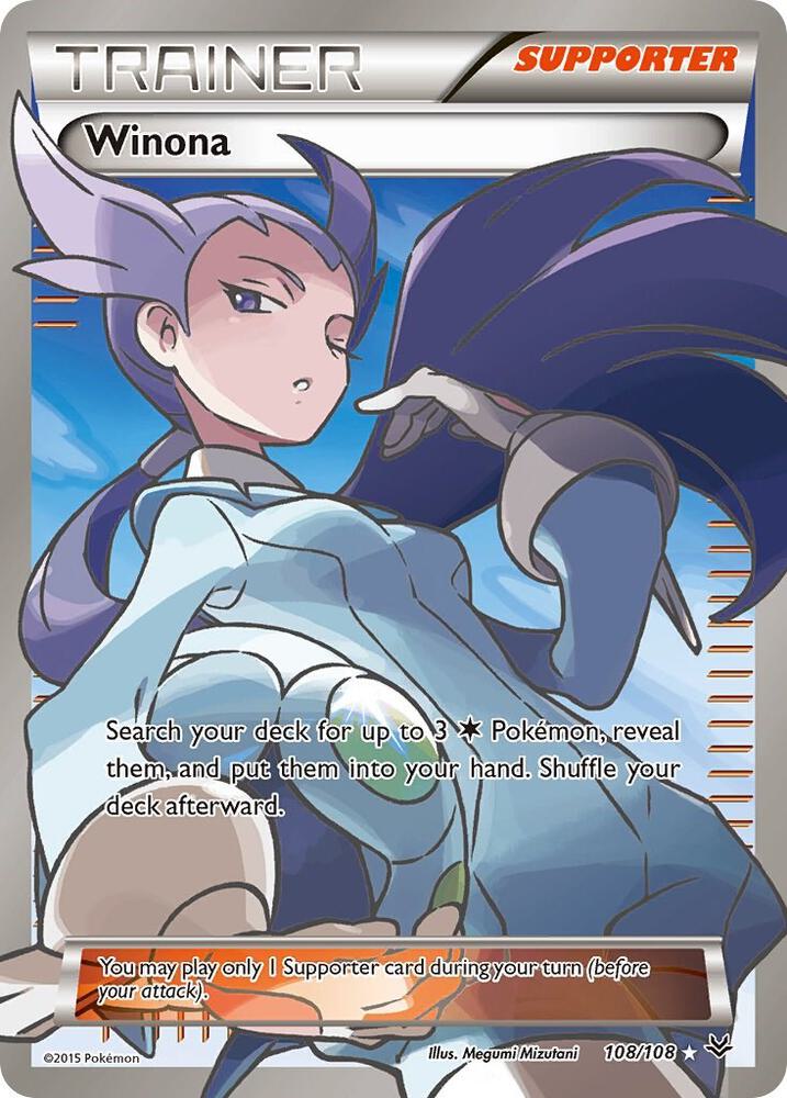 Winona (108 Full Art) - XY - Roaring Skies (ROS)