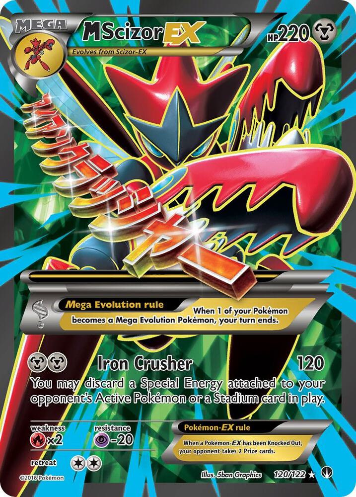 M Scizor EX (Full Art) - XY - BREAKpoint (BKP)
