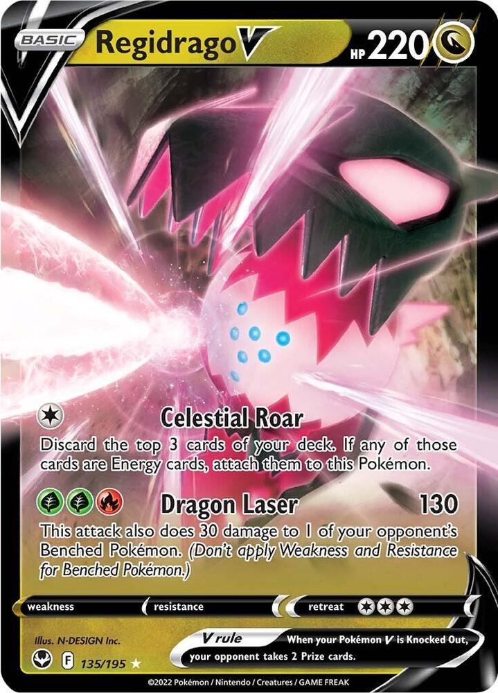 Regidrago V - SWSH12: Silver Tempest 135/195